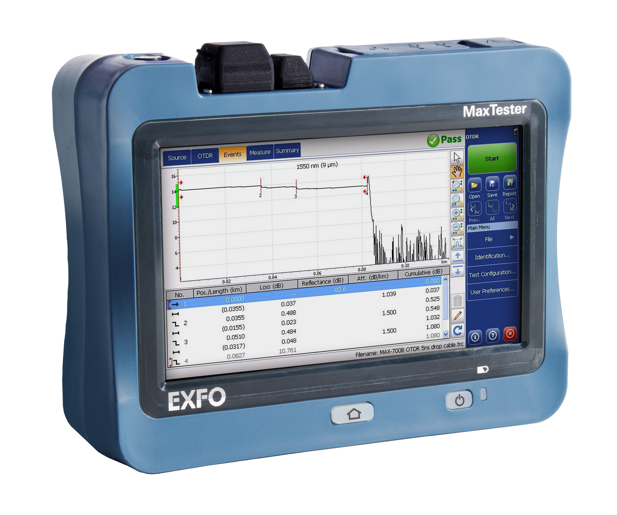 EXFO OTDR 715 MAX
